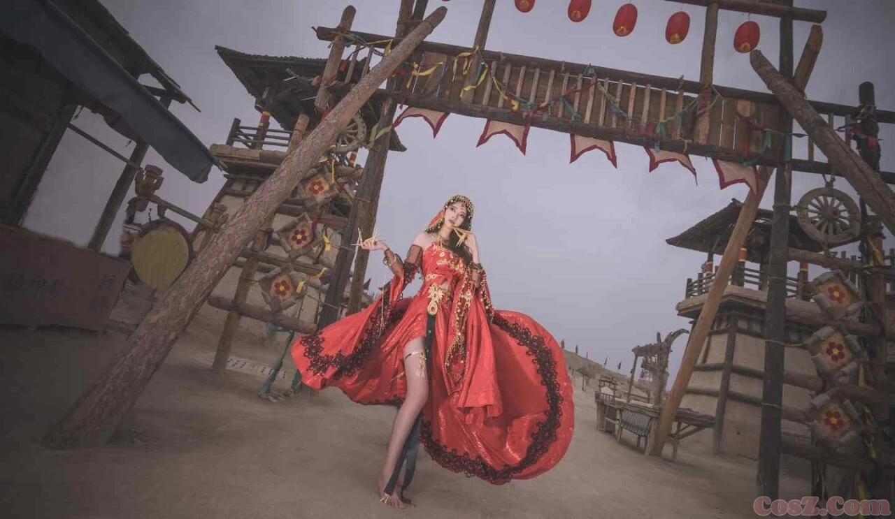 古风旗袍战神白虎情侣装