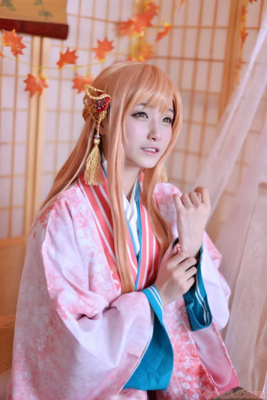 亚丝娜和服小姐姐在家给你备好茶了！