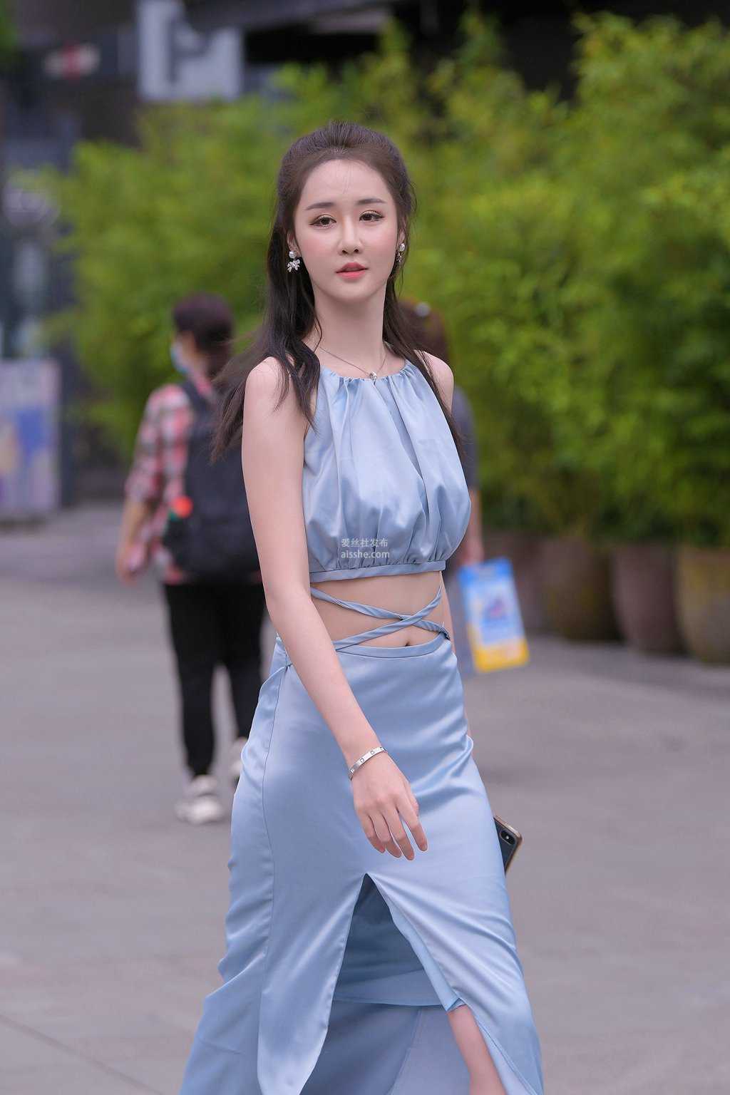 精选街拍作品 NO.1603 裙装凉高美女1