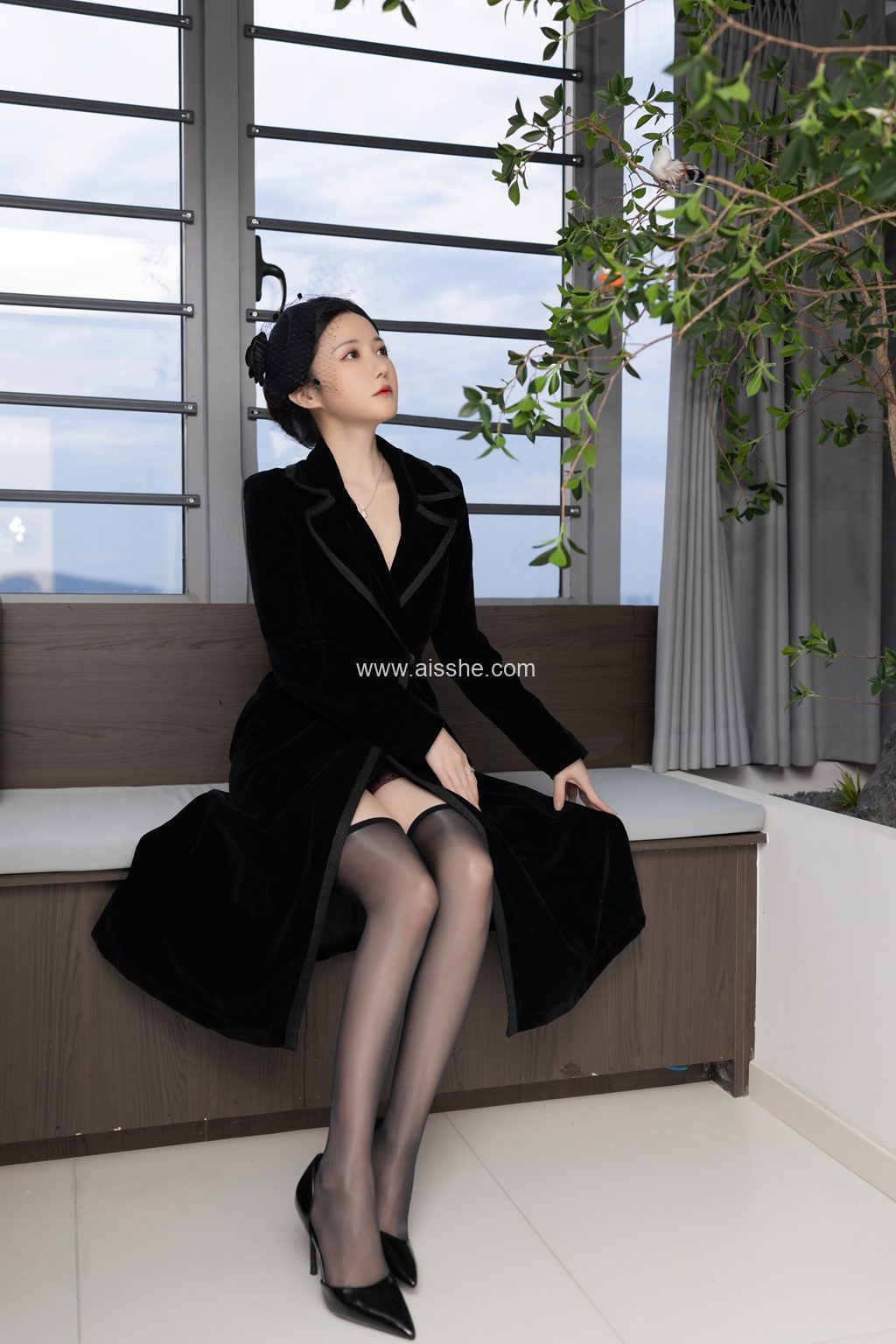 秀人内购@鱼子酱Fish – 内购系列 –未亡人