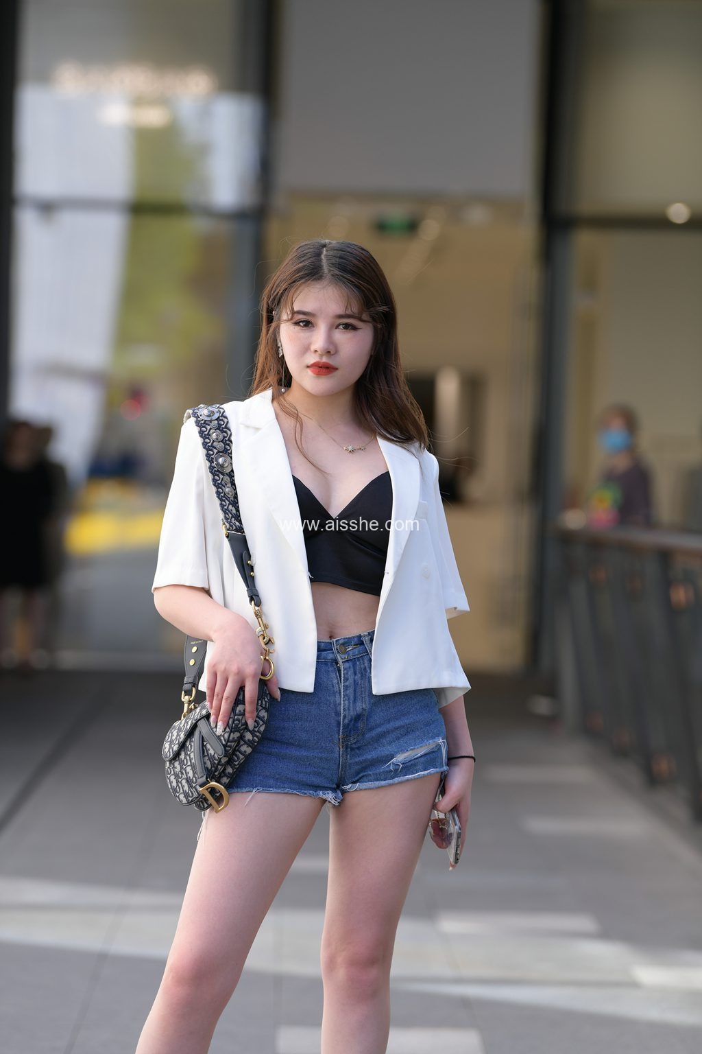 精选街拍作品 NO.2648 白色西装外套1