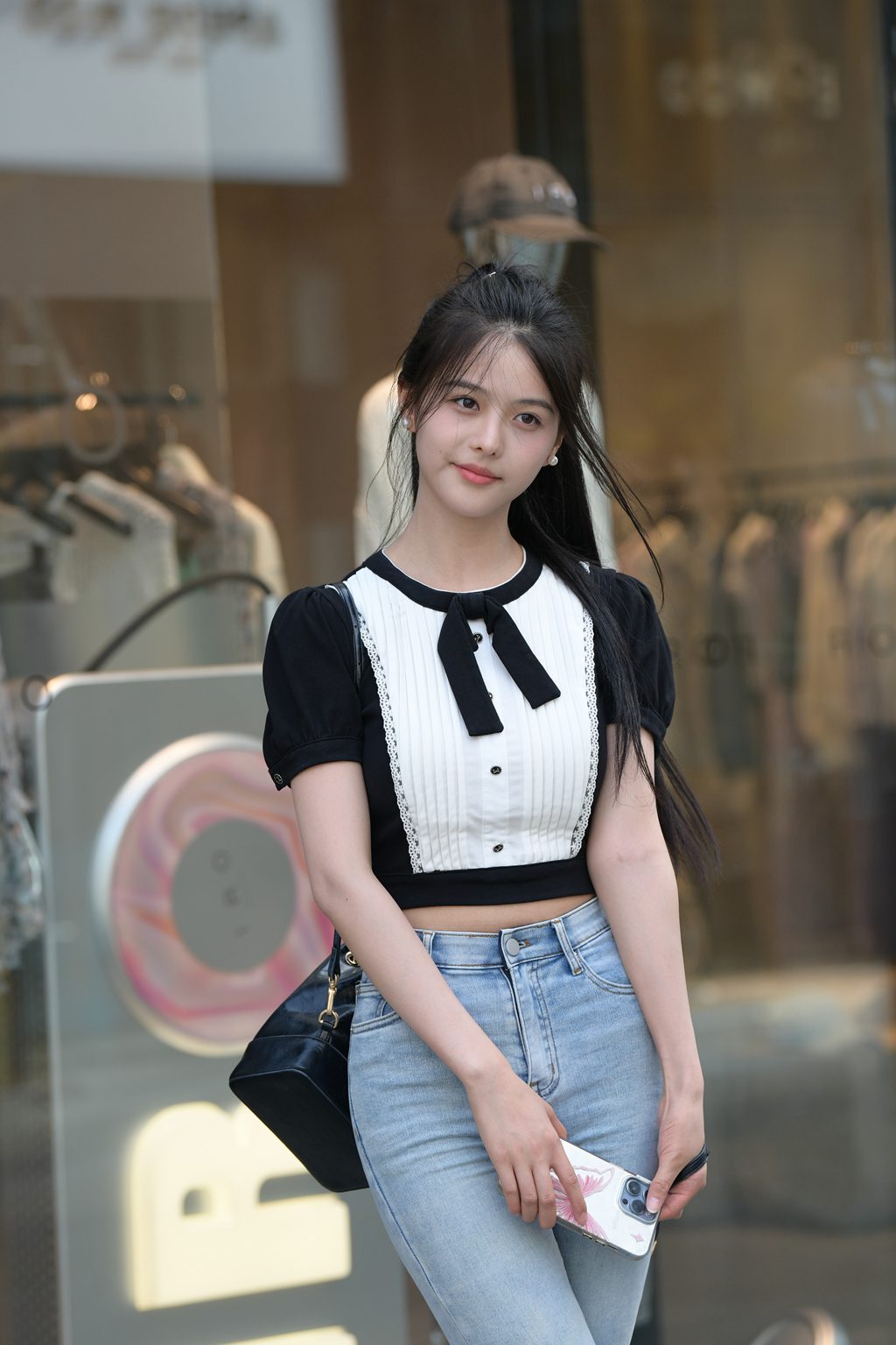 精选街拍作品 NO.2557 清秀可爱邻家小妹 1